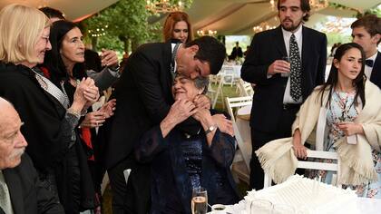 Lía Mera Figueroa, la madre del gobernador salteño, otra de las protagonistas de la jornada