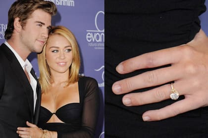 A pesar de haber tenido una relación intermitente, con rumores de infidelidad de ambas partes, Liam Hemsworth le propuso matrimonio a Miley Cyrus en mayo de 2012. Ella tenía 19 años y él, 22