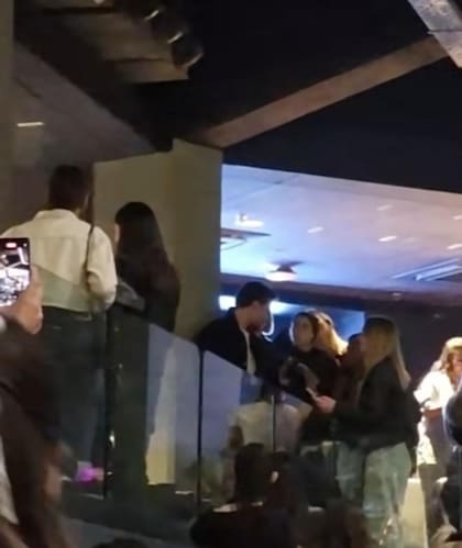 Liam Payne en uno de los palcos del Movistar Arena, fotografiado por una de las asistentes al show de Niall Horan