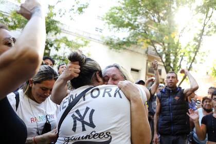 Liberación del sindicalista Pata Medina en La Plata