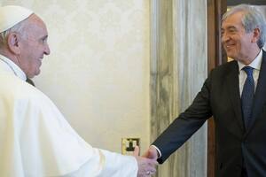 Libero Milone y el Papa Francisco