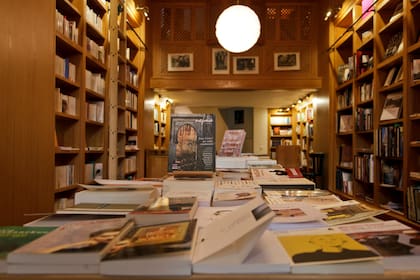 Librairie des colonnes, en Tanger, Marruecos