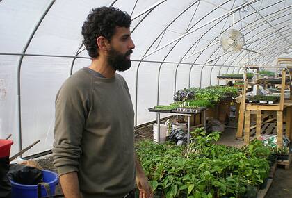 Líder de la comunidad de granjeros orgánicos