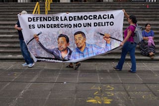 Líderes indígenas guatemaltecos defienden su inocencia al cumplir un año detenidos tras protestas