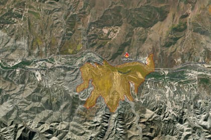 Lidia Fire: es el incendio más controlado hasta ahora, con 140 hectáreas afectadas