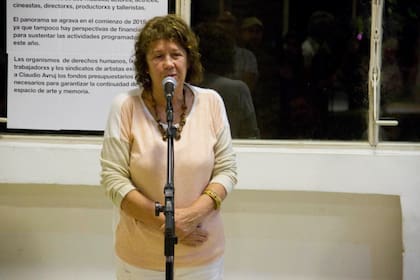 Lila Pastoriza en el Espacio Memoria y Derechos Humanos (ex ESMA)