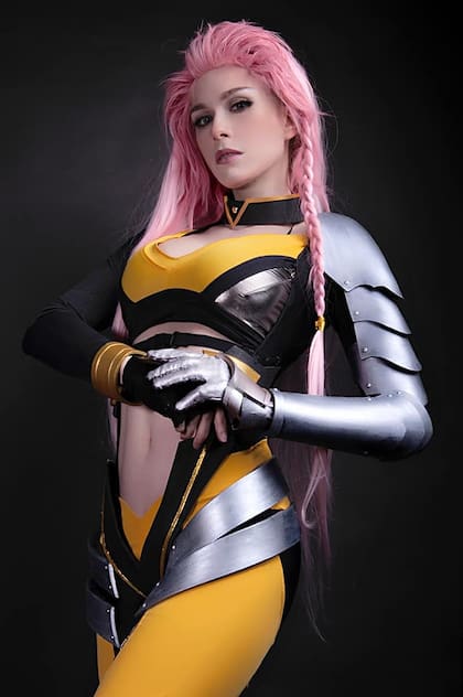 Lilia, en otro de sus personajes. "Hago personajes sexys, pero jamás desnudos ni pornografía. Lo más audaz que hice fue boudoir, que son fotos en lencería pero con mucha elegancia", explica.