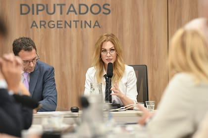 Lilia Lemoine, diputada de LLA, al momento de ser designada presidenta de la Comisión de Juicio Político