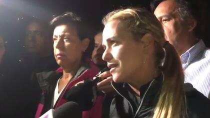 Lilian Tintori denuncia que aún no sabe nada sobre la salud de su esposo