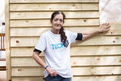 Liliana Pages es voluntaria e integrante de la mesa vecinal, vive en el barrio hace 20 años