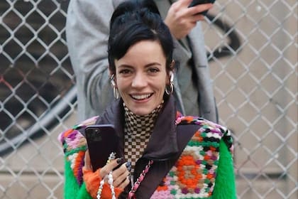 Lily Allen de shopping en el área del Soho de Manhattan