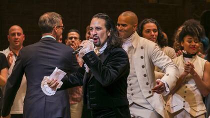 Lin-Manuel Miranda, actor y creador de la obra Hamilton, la más nominada de los premios Tony