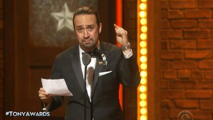 Lin Manuel Miranda y su conmovedor discurso en el homenaje a las víctimas de Orlando, en la entrega de los Premios Tony 2016