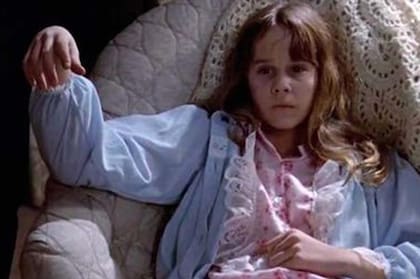 Linda Blair, como Regan MacNeil, en El exorcista