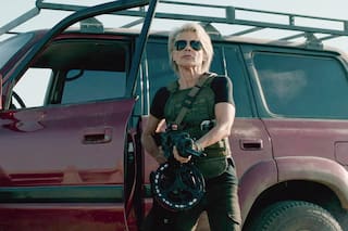 Linda Hamilton huyó de Hollywood, pero Terminator igual la encontró