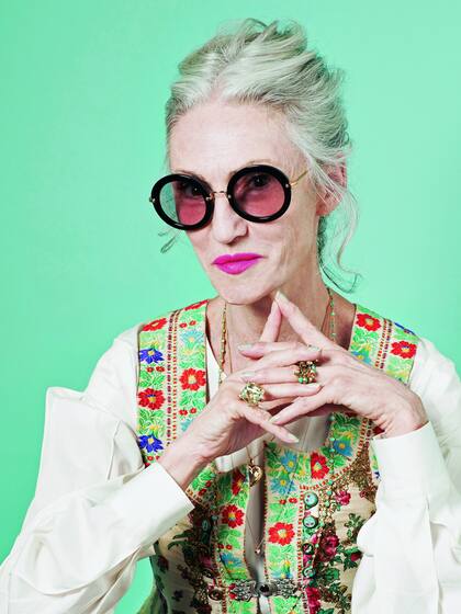 Linda Rodin, 65, una de las caras del fenómeno de mujeres que nunca dejan de estar a la moda