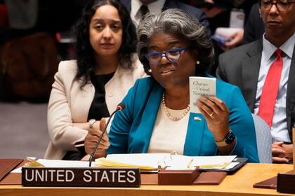 Linda Thomas-Greenfield, embajadora de Estados Unidos ante la ONU