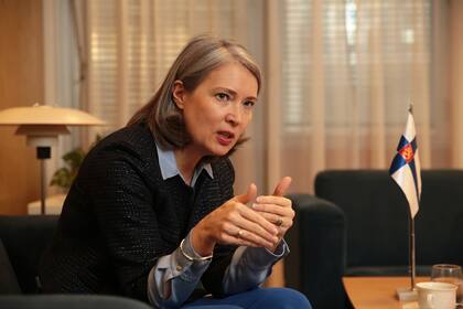 Lindertz, embajadora de Finlandia en la Argentina