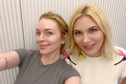 Lindsay Lohan confía en la Dra. Radmila Lukian para el cuidado de su piel en Dubái