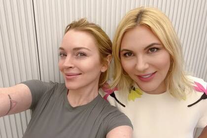 Lindsay Lohan confía en la Dra. Rila Lukian para el cuidado de su piel en Dubái