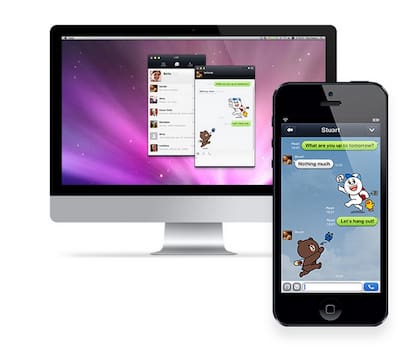 Line, el servicio de mensajería instantánea para móviles que también tiene una versión disponible para computadoras de escritorio