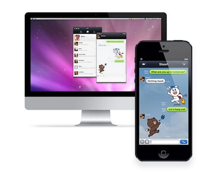 Line, el servicio de mensajería instantánea para móviles que también tiene una versión disponible para computadoras de escritorio