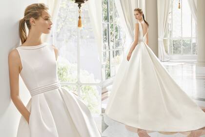 Líneas simples en off white