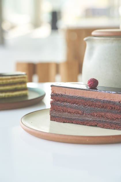 Lingote de chocolate y frambuesa.