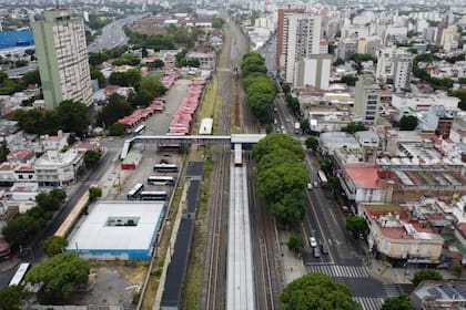 Liniers paralizada, una imagen inusual