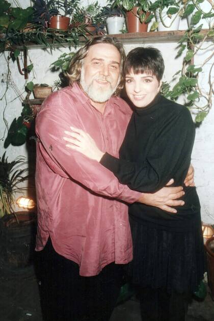Lino Patalano junto a Liza Minnelli