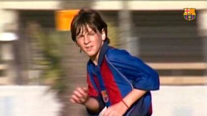 Messi en la Masía catalana, cuando recorrió todas las categorías a puro gol, desde Infantil B e Infantil A, pasando por Cadete B y Cadete A, hasta Juvenil B, Juvenil A, Barcelona C y Barcelona B
