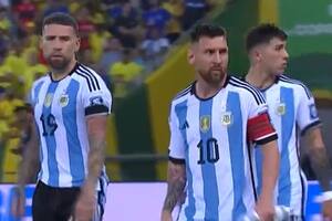 El momento en el que Messi retiró al equipo argentino en repudio a la represión
