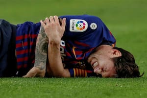 VIDEO: el momento de la lesión de Lionel Messi en Barcelona frente a Sevilla