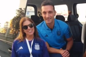 Salió a la luz el tierno gesto de Scaloni con un grupo de argentinos antes de la final del mundo