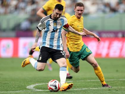 Lionel Messi abrió la cuenta de la victoria de la selección argentina vs. Australia, en la gira que el equipo realizó por Asia y después no estuvo en Indonesia