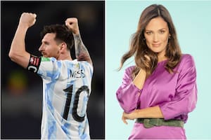 Lionel Messi, al frente de la Selección Nacional, y Paula Chaves, conductora de Bake off, el gran pastelero, los protagonistas del domingo