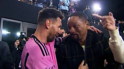 Lionel Messi con Will Smith (Foto: Captura de video)