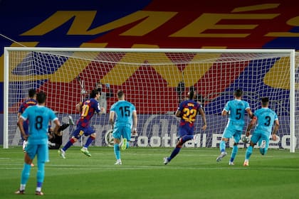 Lionel Messi definió a la izquierda del arquero de Leganés; Barcelona se impuso por 2-0 en el Camp Nou