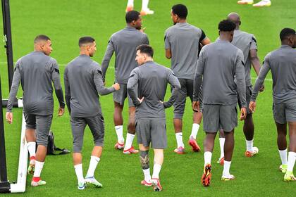 Lionel Messi, en el estadio Jan Breydel de Brujas