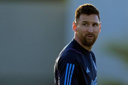 Lionel Messi, en el predio que lleva su nombre donde se entrenan las selecciones argentinas