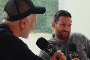 El sorprendente reproche de Messi a Andy Kusnetzoff al final de la entrevista