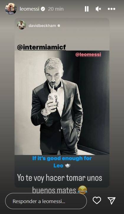 Lionel Messi le respondió a David Beckham y le hizo una propuesta que causó furor entre sus seguidores