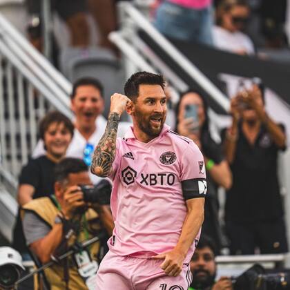 Lionel Messi marcó dos goles en su segundo partido con el Inter Miami