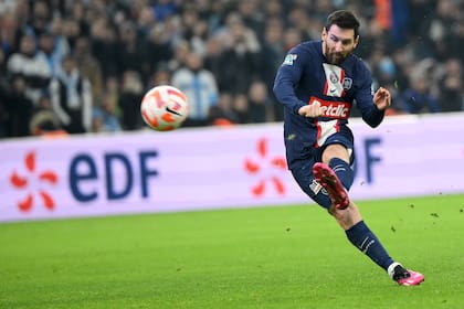 Lionel Messi no tuvo su mejor partido con PSG en la derrota ante Olympique de Marsella