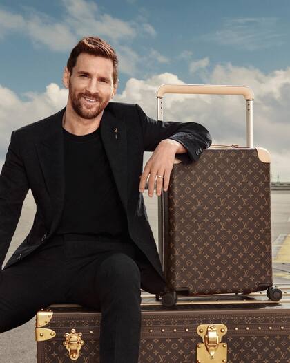 Lionel Messi posó para Louis Vuitton