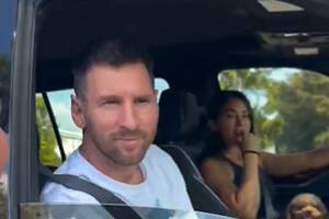 Cuál es la camioneta de Lionel Messi con la que se mueve en Miami y en la que lo sorprendieron argentinos