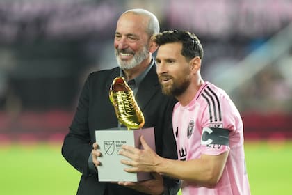 Lionel Messi recibió la Bota de Oro de la MLS por haber sido el goleador de la etapa regular