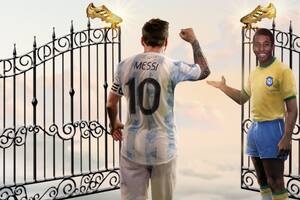 Los mejores memes del 3 a 0 con Lionel Messi y Pelé como protagonistas