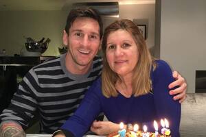 Con una foto inédita, Lionel Messi saludó a su mamá Celia en el día de su cumpleaños
