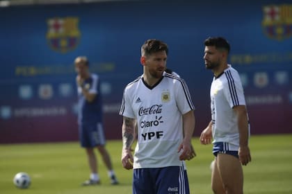 Lionel Messi se entrenó hoy en el complejo de Barcelona
